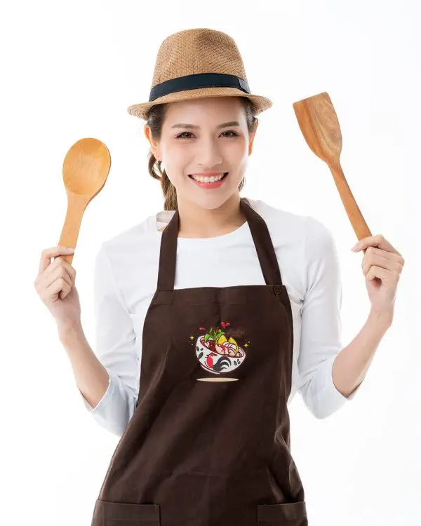 สกรีนผ้ากันเปื้อน ผ้ากันเปื้อนครึ่งตัว ผ้ากันเปื้อนกันน้ำ ผ้ากันเปื้อนพิมพ์ลาย สกรีนโลโก้ สกรีนชื่อร้าน