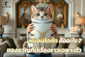 หมอนไดคัท หมอนที่ไม่ธรรมดา ของขวัญที่มีเรื่องราวเฉพาะตัว