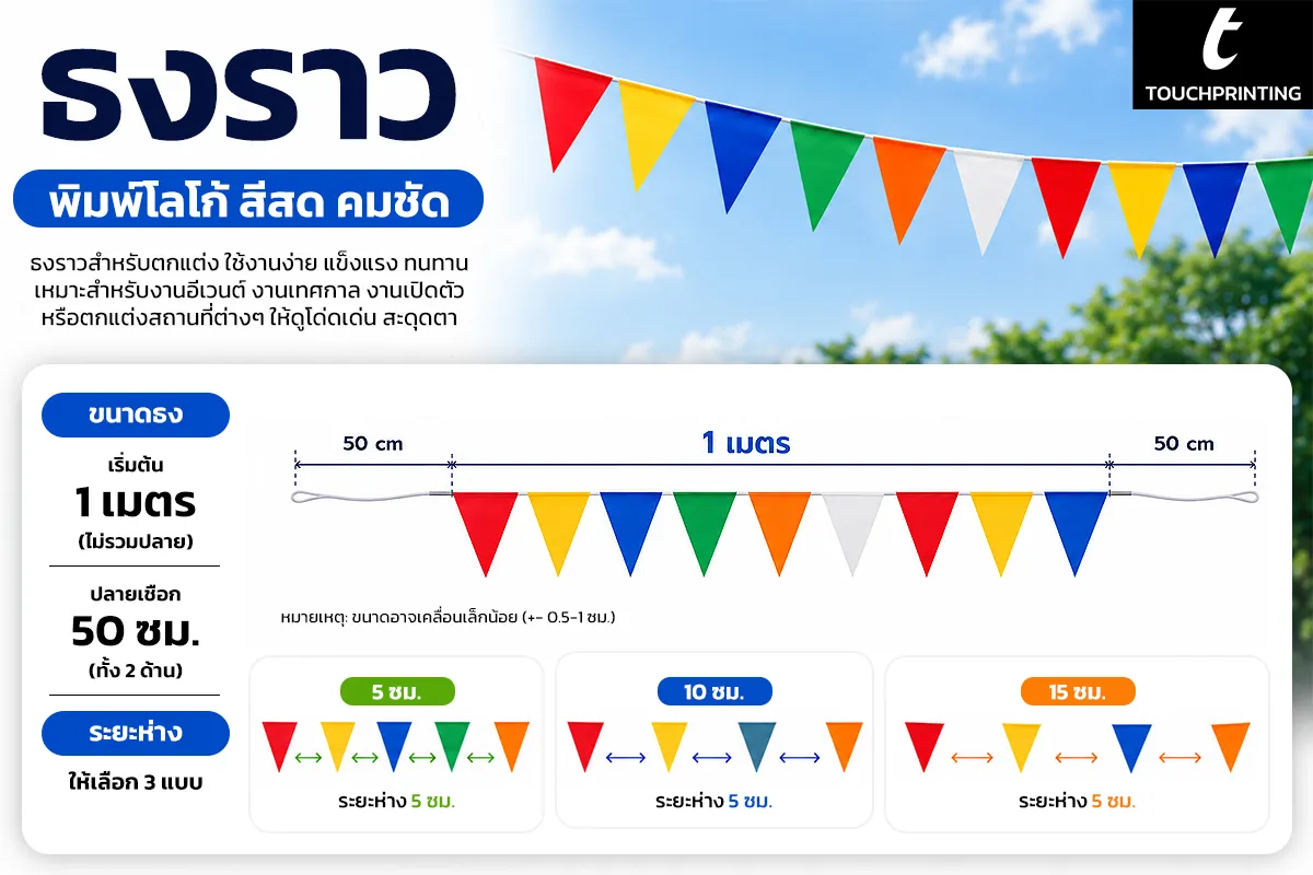 ธง ธงราง ธงขนาดเล็ก ธงโลโก้ ธงพิมพ์ลาย ธงโฆษณา ธงสกรีนลาย Flag LogoFlag