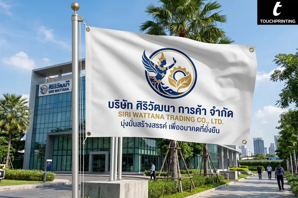 ธง ธงราง ธงขนาดเล็ก ธงโลโก้ ธงพิมพ์ลาย ธงโฆษณา ธงสกรีนลาย
