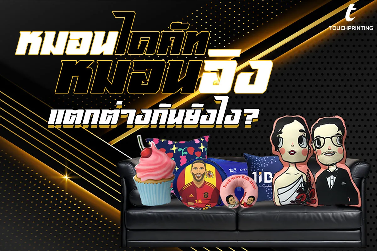 หมอนอิง หมอนไดคัท หมอนที่ไม่ธรรมดา ของขวัญที่มีเรื่องราวเฉพาะตัว