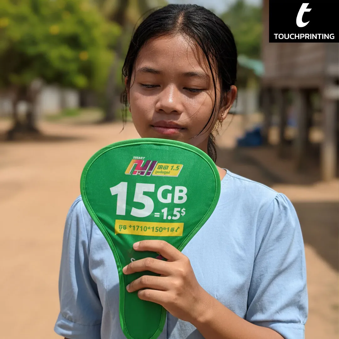 พัดสปริง พัดพลาสติก พัดพับเก็บได้ พัดพกพา พัดขนาดเล็ก พัดวงกลม